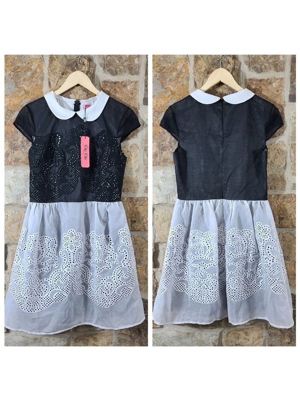 NWT Chi Chi London 8 Eyelet Dress Modcloth